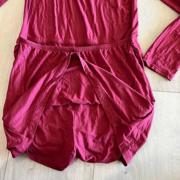 FREE PEOPLE BEACH Chic Yeah Dress Romper - Rumba Red - Large - Picture 6 of 9